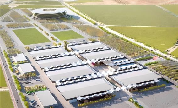 هيكل غشاء ETFE لمركز معارض صربيا