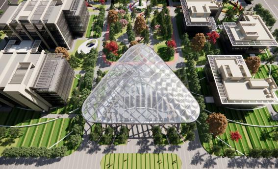 Shandong High-End Chemical Research Institute Project: ETFE Membrane Structure Engineering