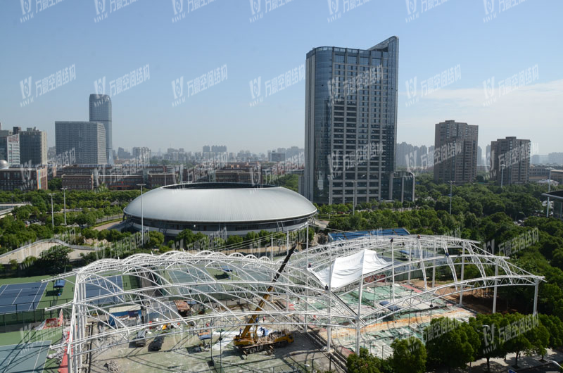 Ningbo Stadium Tennis Center Membrane Structure Project Ningbo Stadium Tennis Center Membrane Structure Project