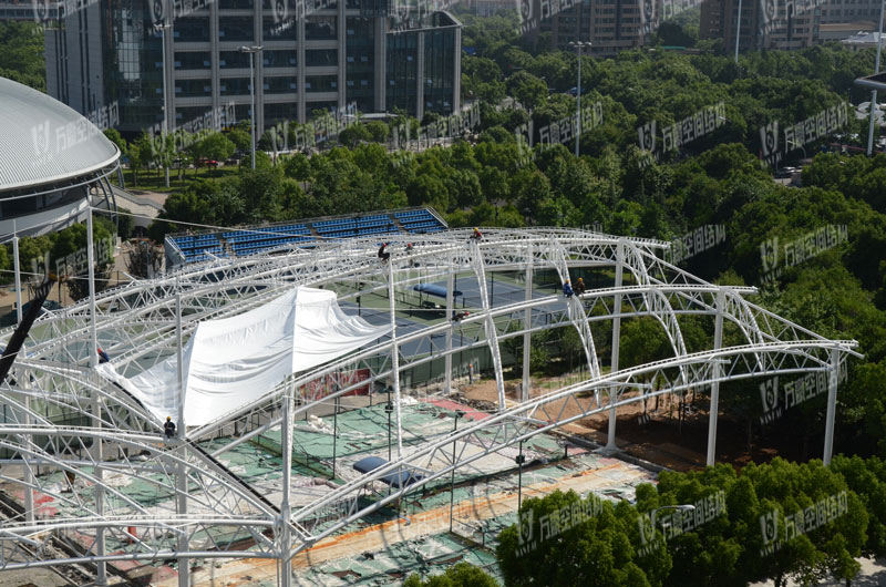 Ningbo Stadium Tennis Center Membrane Structure Project Ningbo Stadium Tennis Center Membrane Structure Project