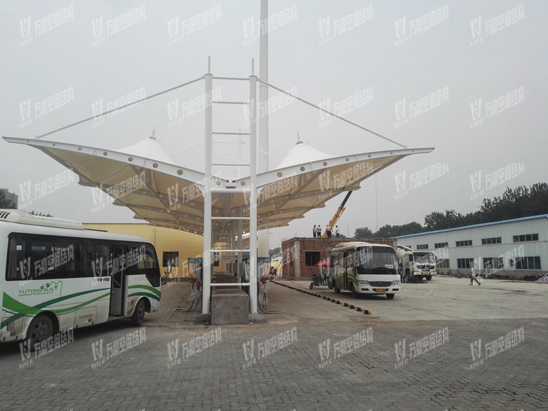 Henan Anyang Charging Station Membrane Structure Henan Anyang Charging Station Membrane Structure