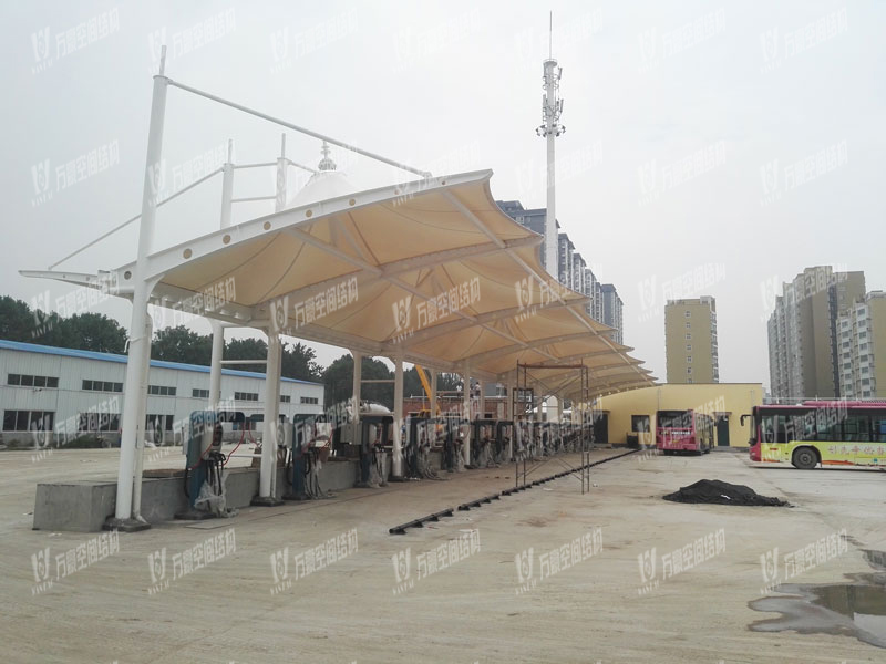 Henan Anyang Charging Station Membrane Structure Henan Anyang Charging Station Membrane Structure
