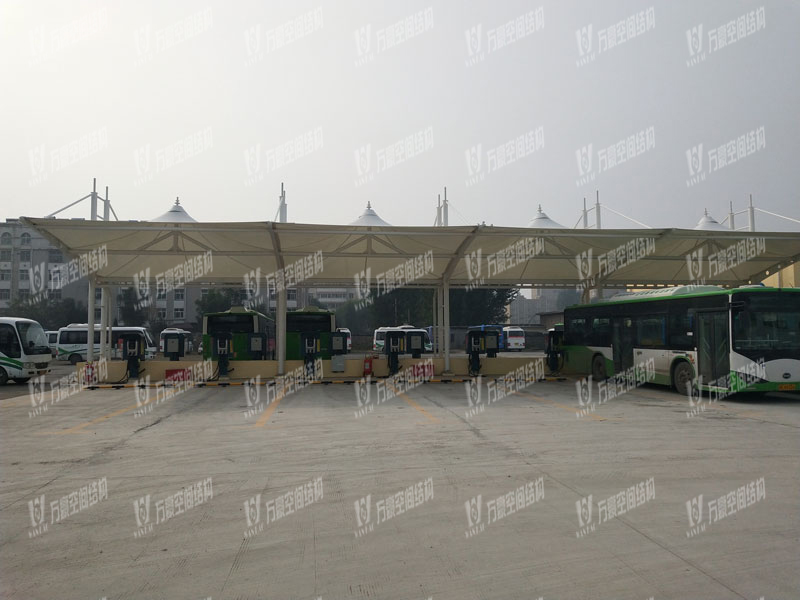 Henan Anyang Charging Station Membrane Structure Henan Anyang Charging Station Membrane Structure