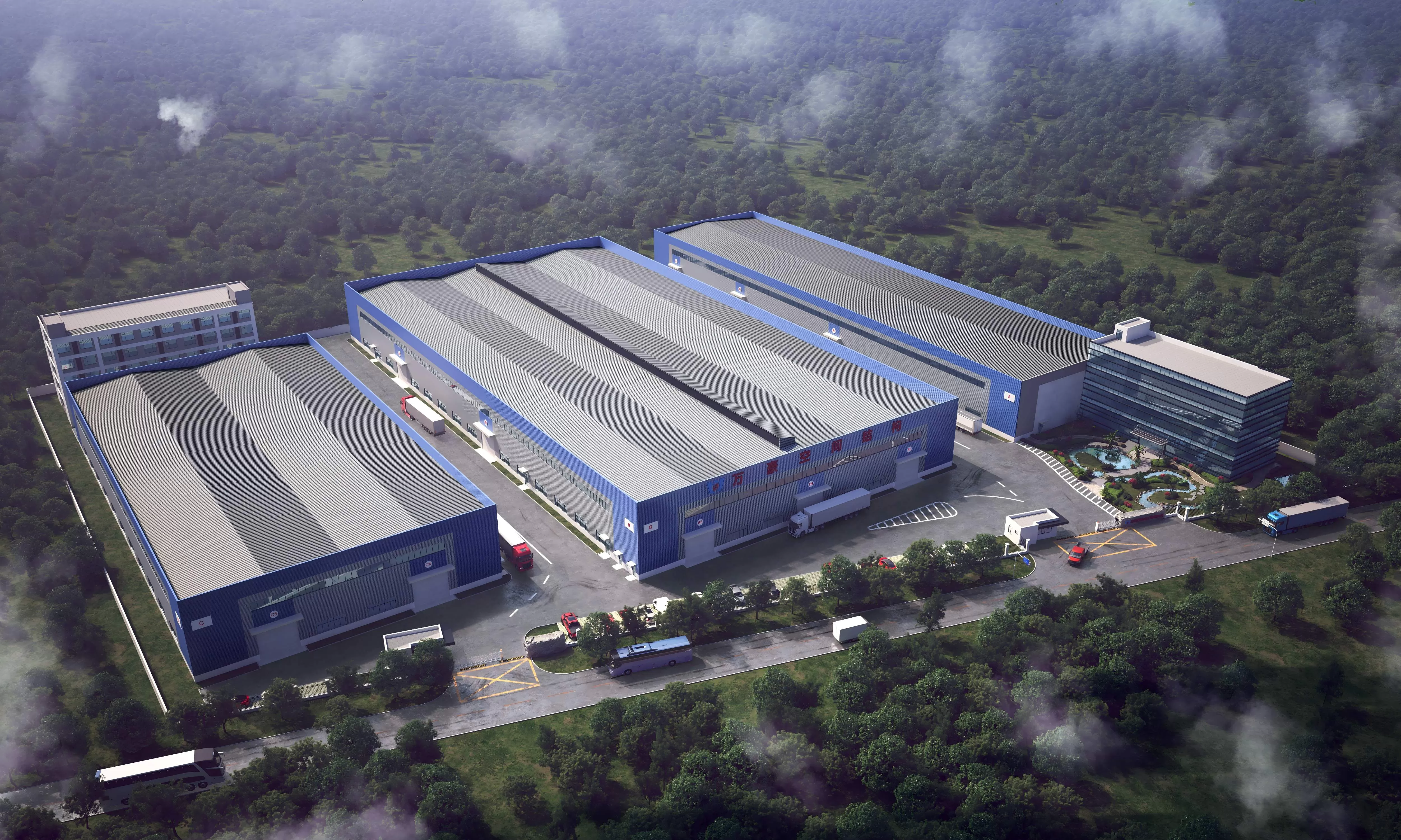 هيكل غشائي للملعب